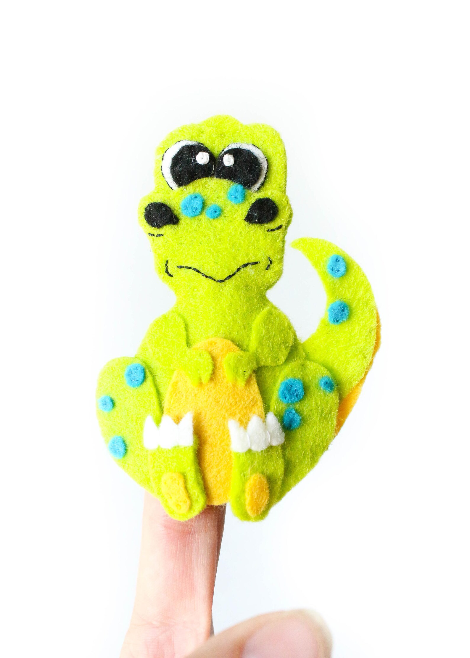 Dinosaur Finger Puppets PATTERN Set Etsy Australia