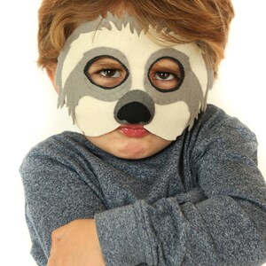 Sloth Mask PATTERN. Kids Felt Mask Sewing Pattern PDF. image 4