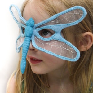 Dragonfly Mask PATTERN. Kids Felt Mask Sewing Pattern PDF. image 8