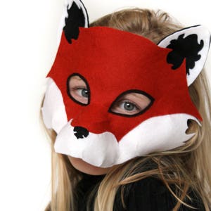 Fox Mask PATTERN. PDF Sewing Pattern for Kids Felt Fox Mask. image 3