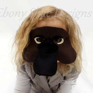 Platypus Mask PATTERN. Kids Felt Mask Sewing Pattern PDF. image 5