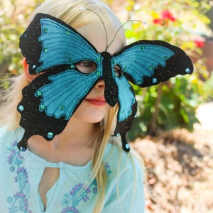 Butterfly Mask PATTERN. Kids Felt Mask Sewing Pattern image 3