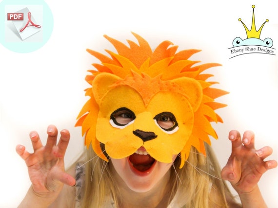 Lion Felt Mask Lion Felt Mask