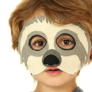 Sloth Mask PATTERN. Kids Felt Mask Sewing Pattern PDF. image 9