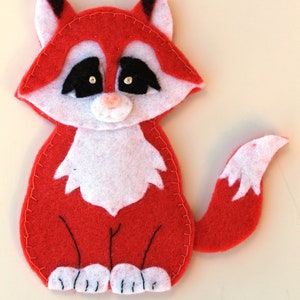 Felt Finger Puppet Patterns: Woodland felt animal patterns. Woodland Finger Puppets DIY image 7