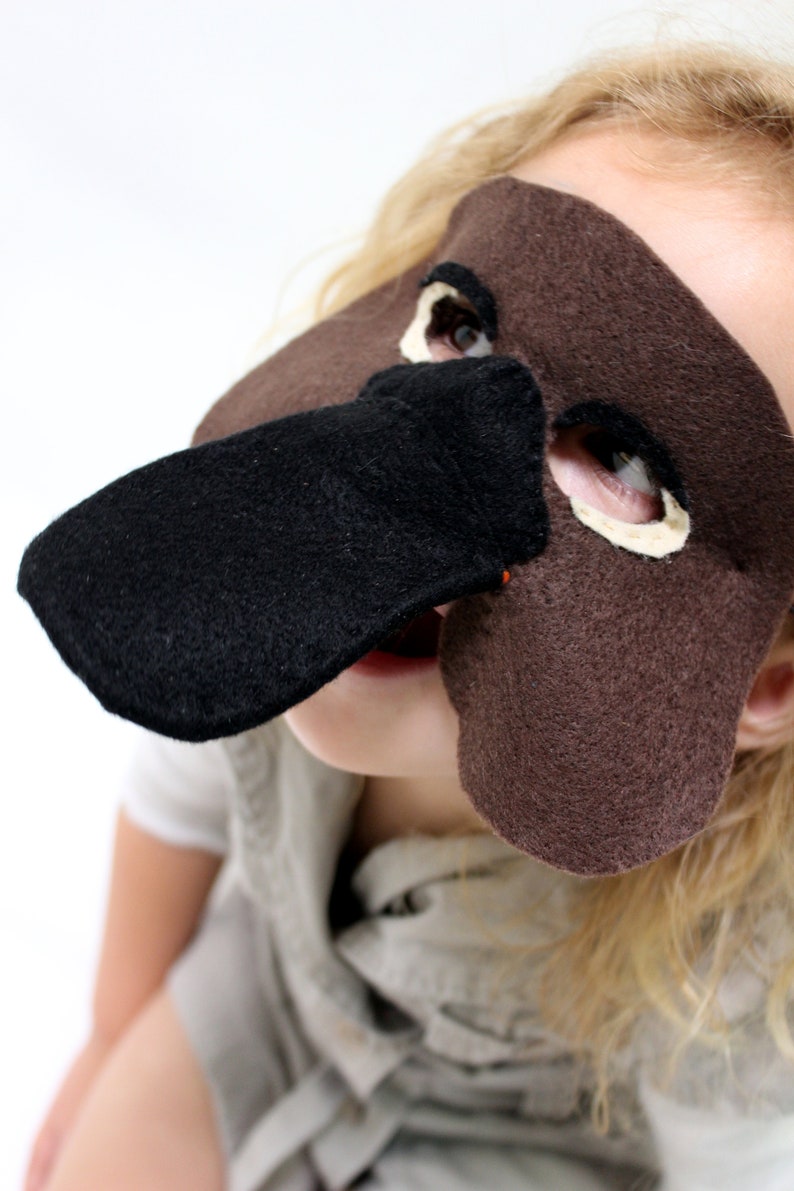 Platypus Mask PATTERN. Kids Felt Mask Sewing Pattern PDF. image 8