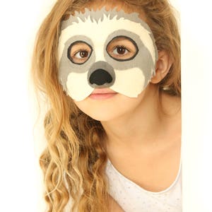 Sloth Mask PATTERN. Kids Felt Mask Sewing Pattern PDF. image 6