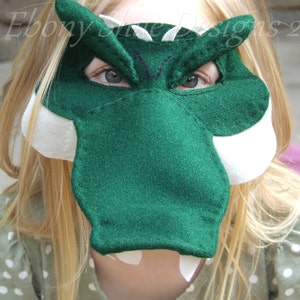 Crocodile Mask PATTERN. Kids Felt Mask Sewing Pattern PDF. image 5