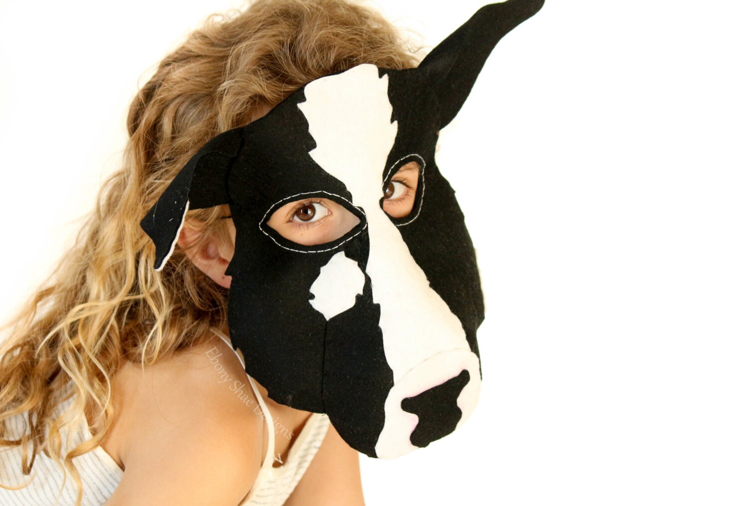 Cow Mask PATTERN. Kids animal mask. Etsy