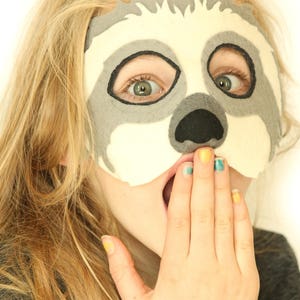 Sloth Mask PATTERN. Kids Felt Mask Sewing Pattern PDF. image 8