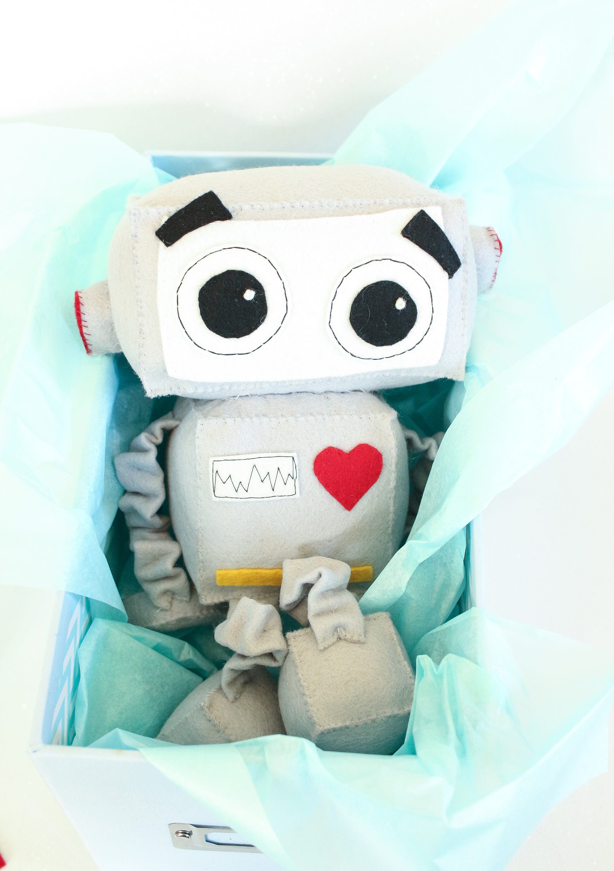 Robot Plushie Sewing PATTERN. Stuffed Toy Pattern. Etsy Australia