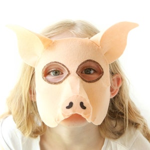 Pig Mask PATTERN PDF. Kids Felt Mask Sewing Pattern PDF. image 4