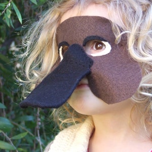 Platypus Mask PATTERN. Kids Felt Mask Sewing Pattern PDF. image 7