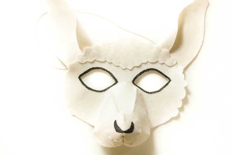 Lamb Mask PATTERN. Kids Felt Mask Sewing Pattern | Etsy