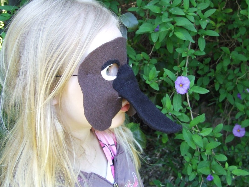 Platypus Mask PATTERN. Kids Felt Mask Sewing Pattern PDF. image 6