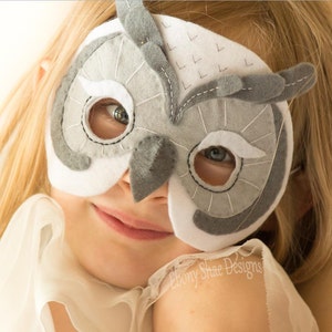 Owl Mask Pattern. Kids Felt Mask Sewing Pattern PDF. Owl costume. image 8