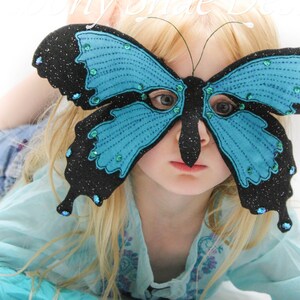 Butterfly Mask PATTERN. Kids Felt Mask Sewing Pattern image 9