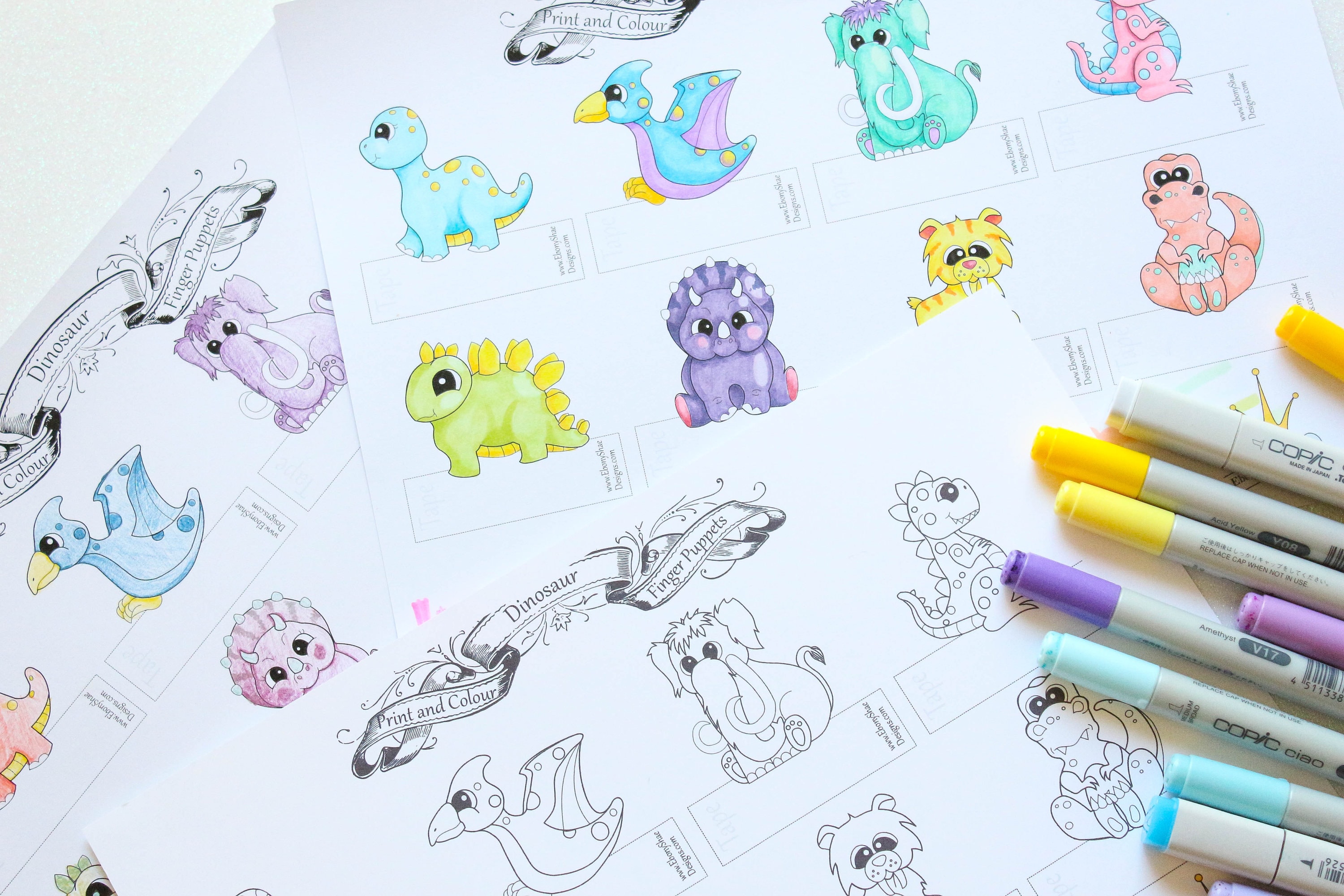 Lot De 20 Marionnettes à Doigts Dinosaures Avec Articulations Mobiles Jouets Educatifs Pour Enfants A Partir De 3 Ans