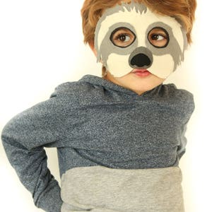 Sloth Mask PATTERN. Kids Felt Mask Sewing Pattern PDF. image 7