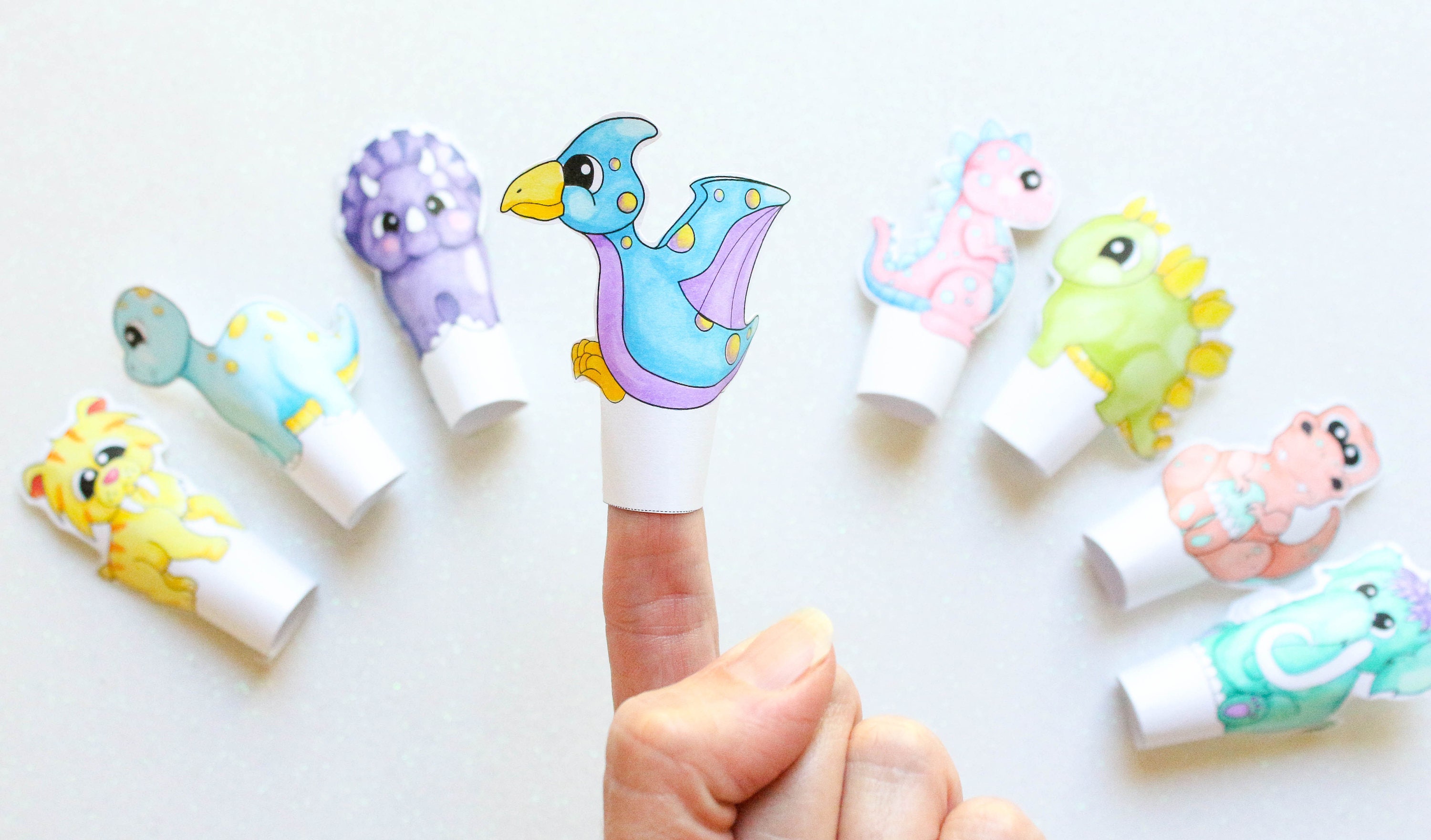 Sterntaler - Gant de toilette marionnette - dino rexi