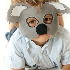 Koala Bear Mask PATTERN. PDF Sewing Pattern for Kids Felt Australian Koala Mask. image 4