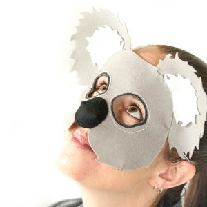 Koala Bear Mask PATTERN. PDF Sewing Pattern for Kids Felt Australian Koala Mask. image 10
