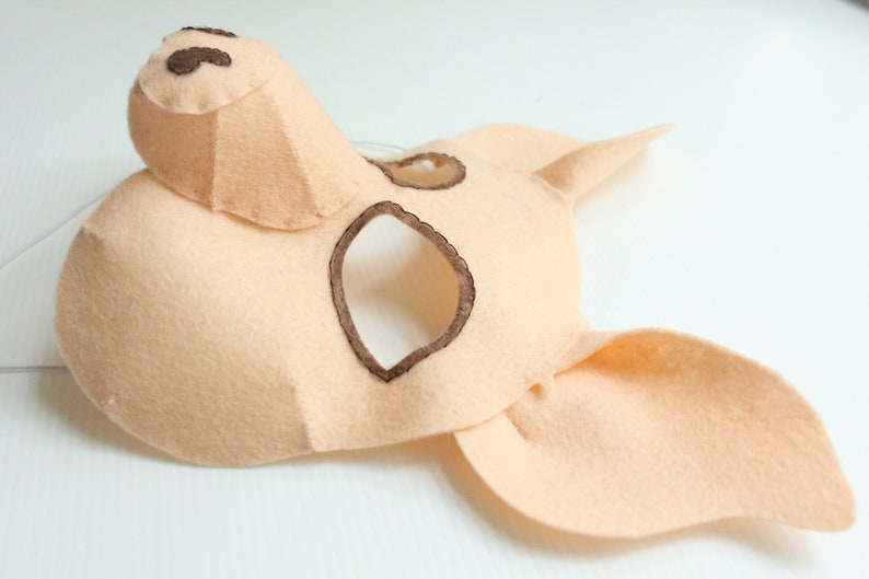 Pig Mask PATTERN PDF. Kids Felt Mask Sewing Pattern PDF. image 9