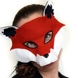 Fox Mask PATTERN. PDF Sewing Pattern for Kids Felt Fox Mask. image 8