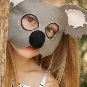 Koala Bear Mask PATTERN. PDF Sewing Pattern for Kids Felt Australian Koala Mask. image 8