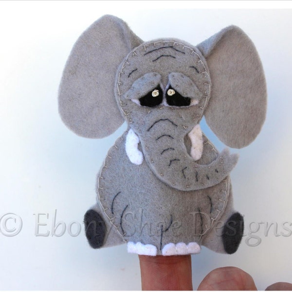 Elephant Puppet - Etsy