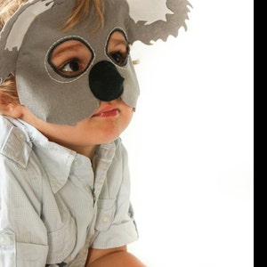 Koala Bear Mask PATTERN. PDF Sewing Pattern for Kids Felt Australian Koala Mask. image 5