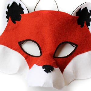 Fox Mask PATTERN. PDF Sewing Pattern for Kids Felt Fox Mask. image 5