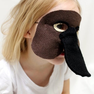 Platypus Mask PATTERN. Kids Felt Mask Sewing Pattern PDF. image 3