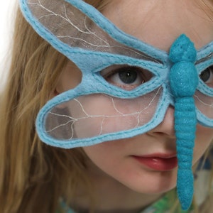 Dragonfly Mask PATTERN. Kids Felt Mask Sewing Pattern PDF. image 7
