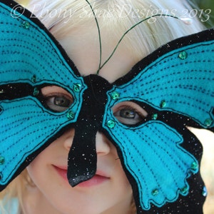 Butterfly Mask PATTERN. Kids Felt Mask Sewing Pattern image 8