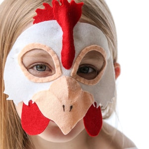 Hen Mask PATTERN. Kids Felt Mask Sewing Pattern. - Etsy