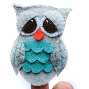 Owl Finger Puppet PATTERN image 2