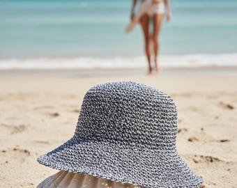 Mother’s Day Gift Vintage Sun Hat Unique Wide Brim Cap Retro Summer UV Protection Hat Elegant Casual Outdoor Beach Hat