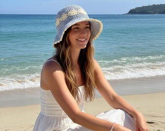 Forest Style Woven Hat Fresh Natural Straw Hat Lightweight Breathable Wide Brim Summer Hat Casual Cottagecore Look Mothers Day Gift Idea