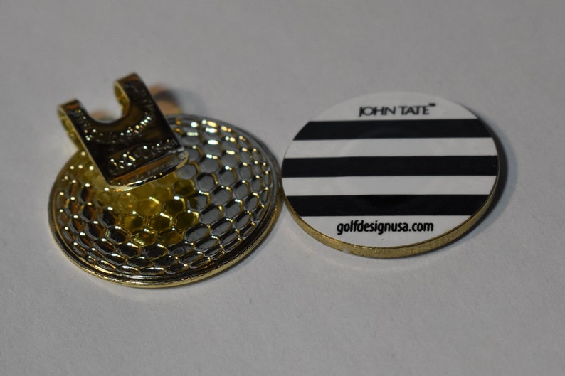 Golf ball marker rhinestone studded initial M ladies Etsy