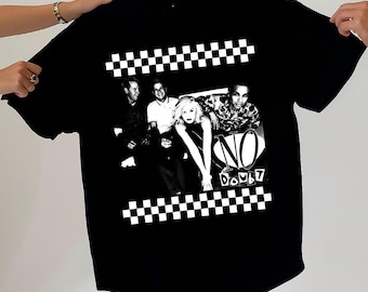 PNG vintage de No Doubt, diseño gráfico de banda retro de ska punk, archivo para estampado de camisetas de música de los 90, descarga para sublimación de camisetas