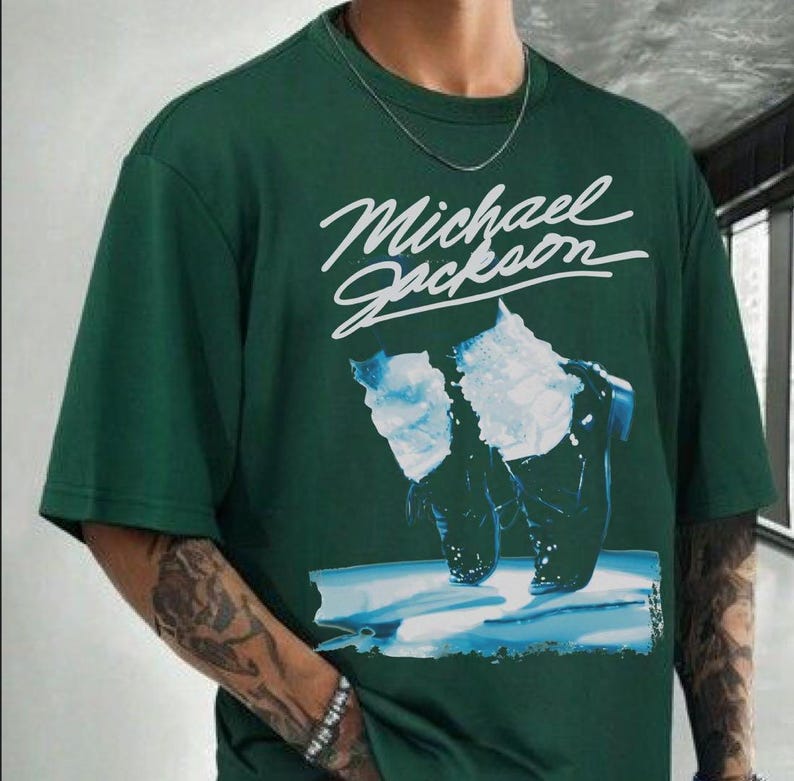 Retro Michael Jackson PNG graphic, 90s vintage King of Pop design, dance shirt print file, streetwear t-shirt digital download