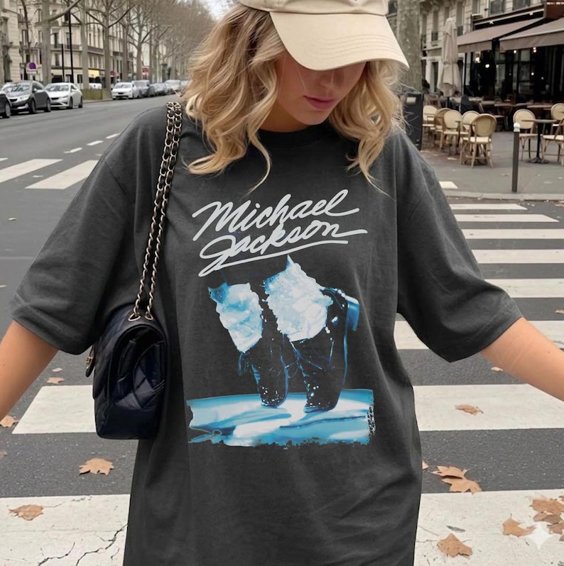 90s vintage Michael Jackson PNG, King of Pop graphic design, retro dance shirt print file, streetwear t-shirt design, high quality digital download for printing