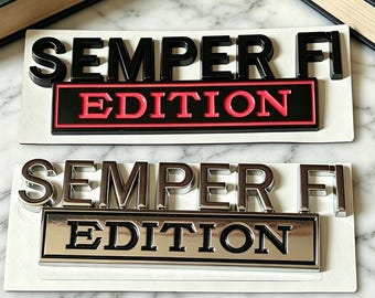 5Inch Metal Marines Semper Fi Emblem Sticker For Car Fenders Trunk Body Decal