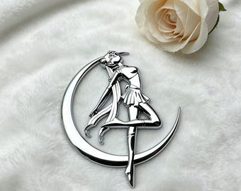 3D Sailor Moon Car Emblem Sticker For Auto Fender Rear Trunk Body Decal