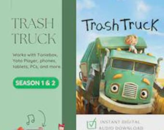Trash Truck Tales Hörbuch-Paket (Staffel 1 & 2) | Kindergeschichten und Lieder (MP3) | Kompatibel mit Toniebox und Yoto