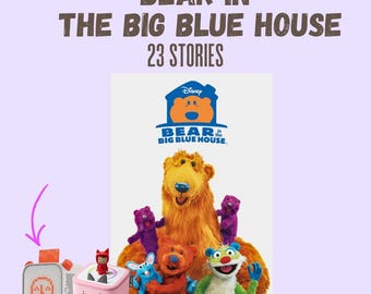 Bear in the Big Blue House Audio MP3 | 23 Kids Stories (Yoto & Tonie Compatible)