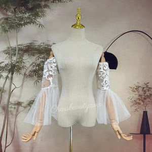 Puff Sleeve Tulle Cover Up - Etsy