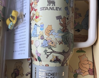 Customised Stanley Winnie the Pooh Bear 40oz Tumbler/Flask UV Printed