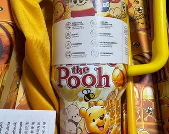 Stanley Winnie the Pooh Bear passt sich an 40 Unzen UV-Bedruckt an - Neue Version